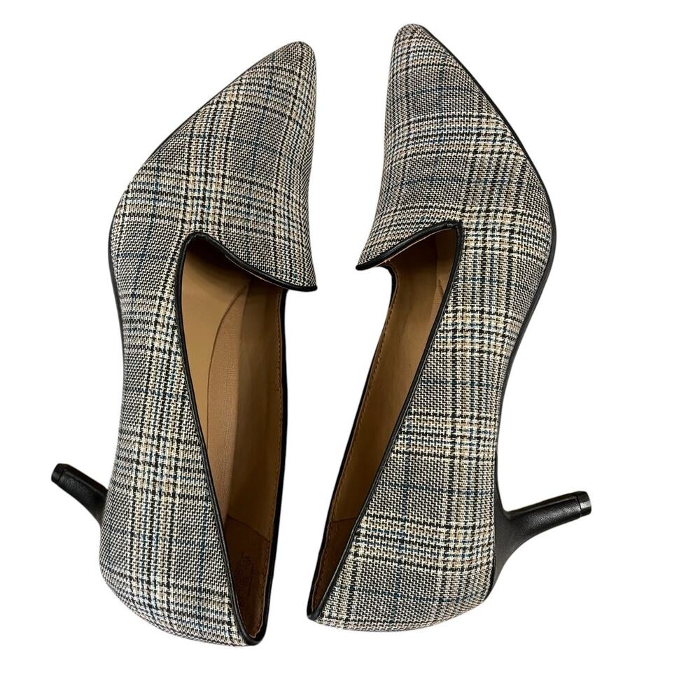 Aerosoles Workwear Plaid Comfort Heels Women’s 8.5 Business Academia Prep Casual